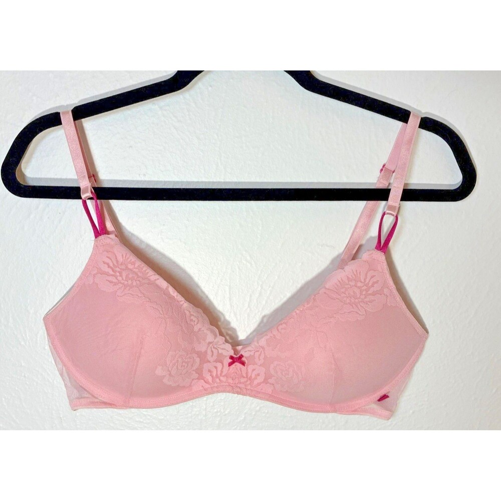 Victoria Secret Sexy Tee Wireless Bra Pink Size 32B